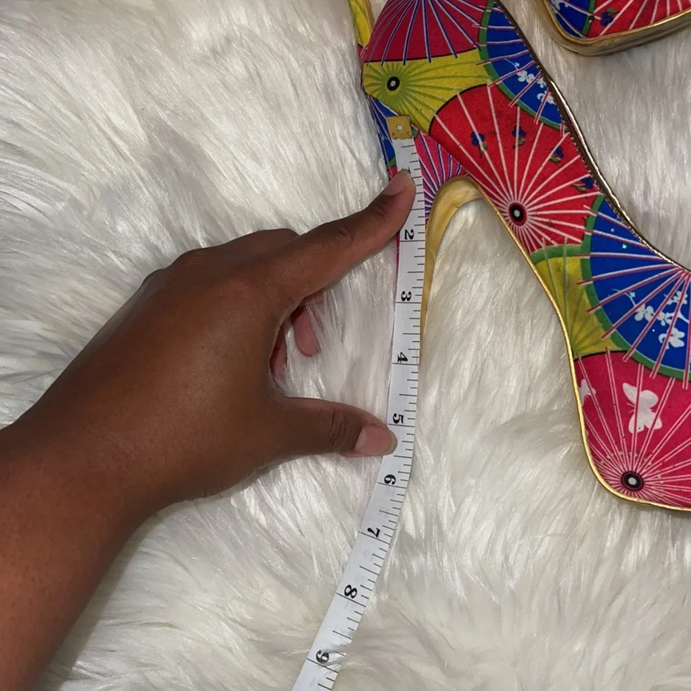 Peep Toe Platform Heels 👠 - Picture 6 of 8